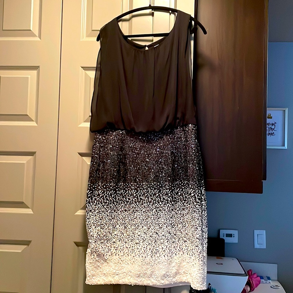Calvin Klein party dress.